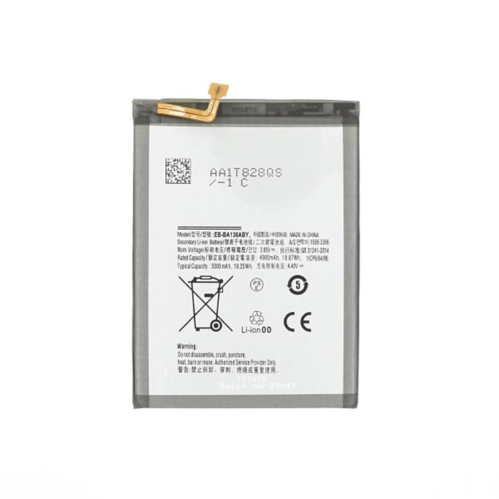 Samsung Galaxy A13 5G / M13 akkumulátor, 5000 mAh - EB-BM135ABS (18609) - fehér