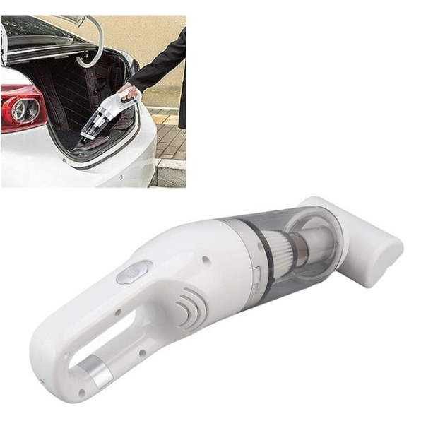 Aspirator multifunctional 2 in 1 Vacuum Cleaner JB 168, filtru HEPA, 1800 mAh, 120 W, Alb