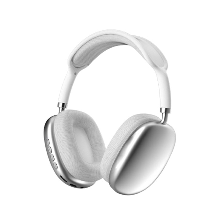 Casti Gaming Wireless, Fudisenn, design usor, Specificatii difuzoare 40mm，conectivitate Bluetooth 5.1/2.4G, Raza de transmisie 10m, alb,20,6x5,1x20,8cm