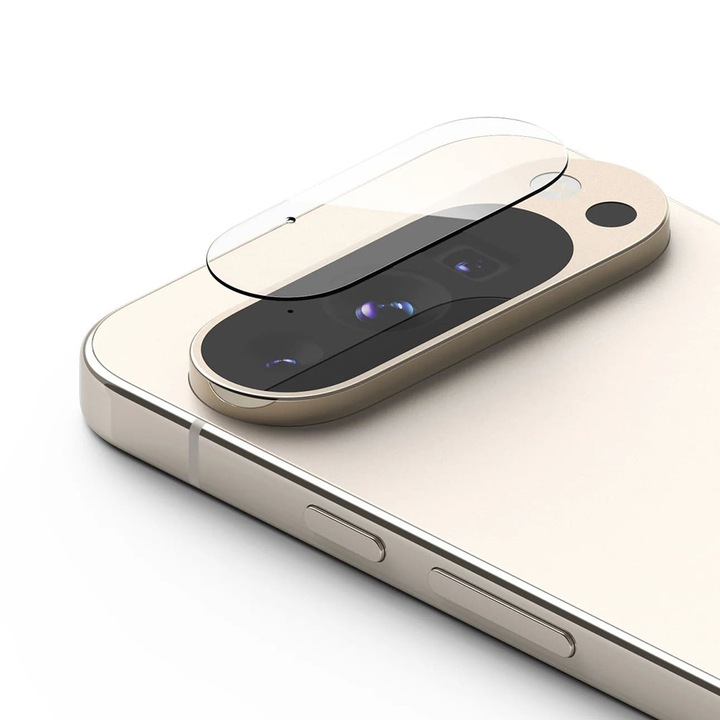 Защитен калъф, съвместим с протектор за камера от стъкло (3 броя), Ringke, Google Pixel 9 Pro XL - прозрачен