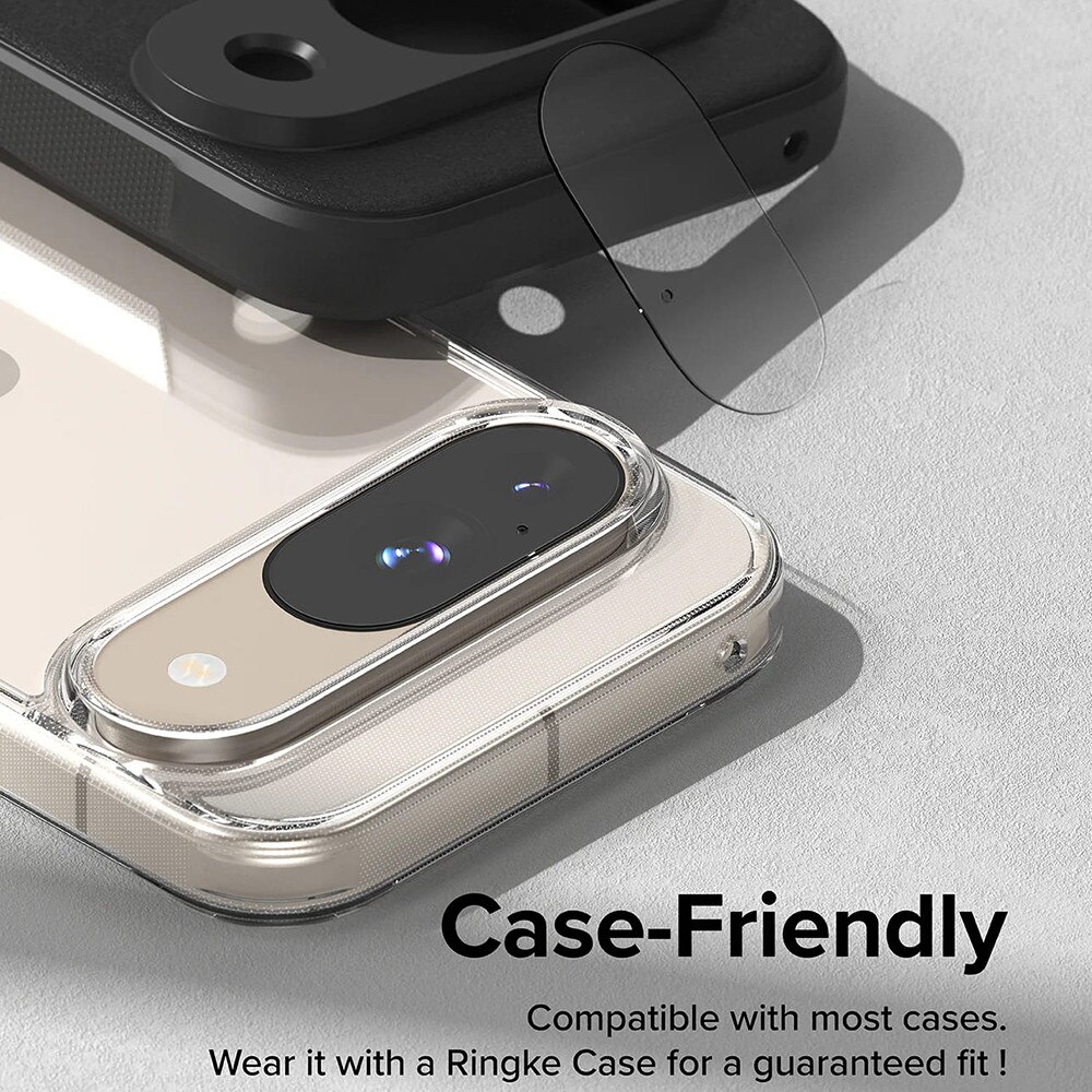 Protector pentru cameră telefon Ringke sticlă securizată transparentă set 3 bucăți pentru Google Pixel 9