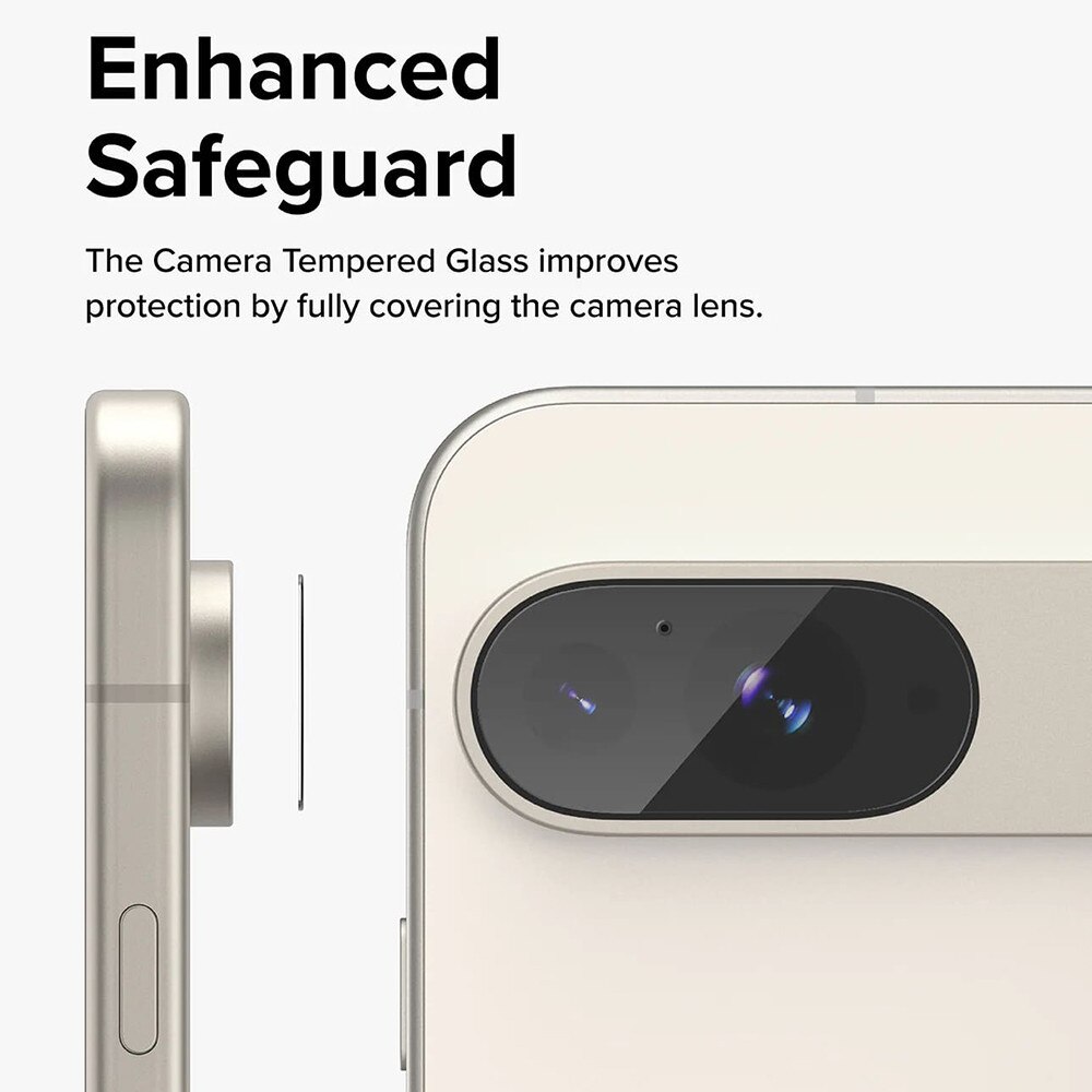 Protector pentru cameră telefon Ringke sticlă securizată transparentă set 3 bucăți pentru Google Pixel 9