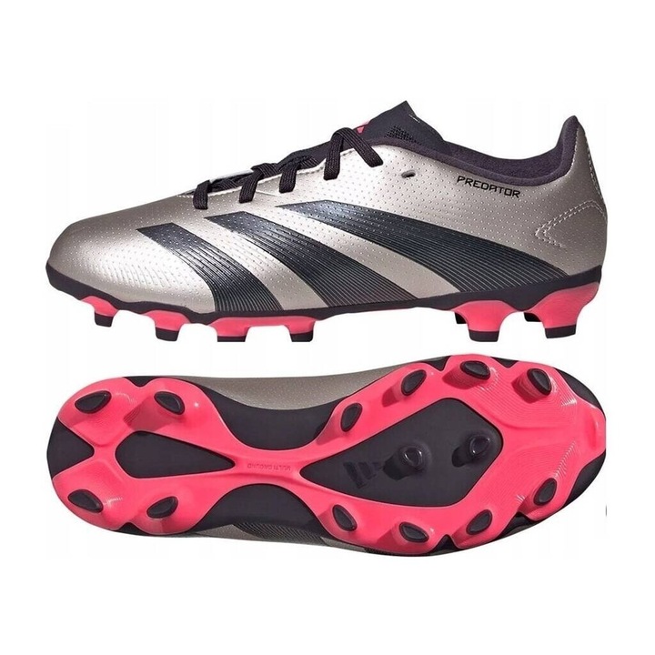 Gyermek sportcipő, Adidas, Predator League MG JR, szürke, junior, 35.5 EU