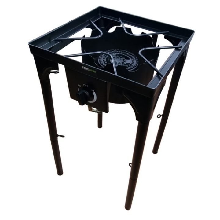 Kültéri égő állvánnyal STARCOOK MX875, állítható magasságú, 45x45x45-77 cm