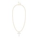 Pandantiv Cruce cu Lant Aur 18k Diamante BLANCO'S, PC05270-Y4045, Lungime Ajustabil 40-45