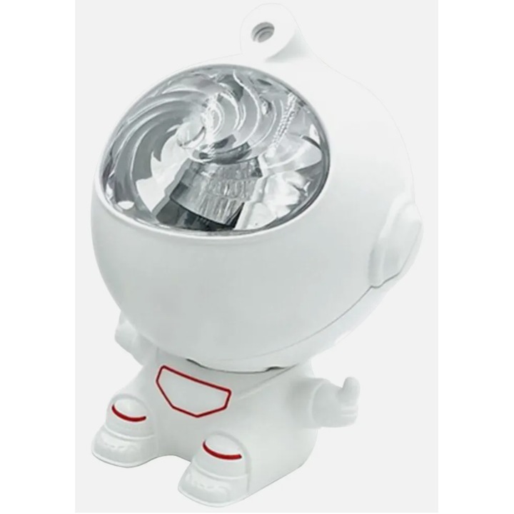 Astronaut proiector LED si laser cu proiectie tavan, 12 efecte, alb
