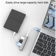 Адаптер Dongle Transfer de date type C USB и сплитер с 4 порта USB