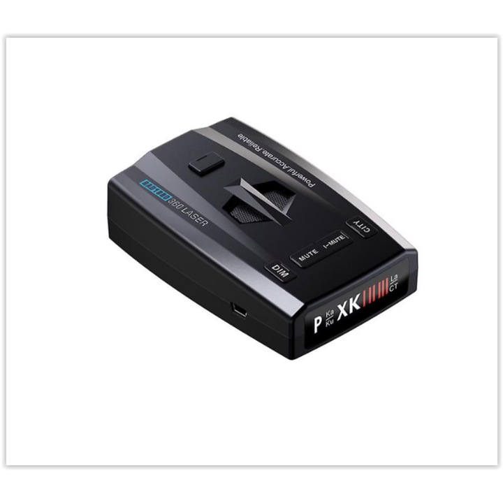 Лазерен радар детектор, 360 градуса, ANW full-band (X, K, Ka, Ku, ST, CT, Laser, VG-2), засича радарни оръдия, нови радари и новите фиксирани камери, които ще бъдат поставени