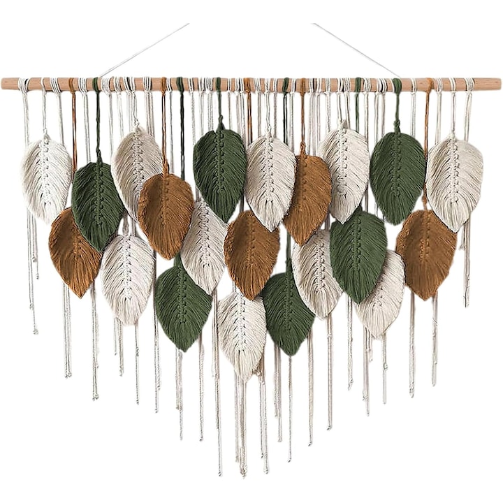 Tapiterie Woven Mare MWAOWM, Macrame, 100x75cm, 3 culori, decorare interioara