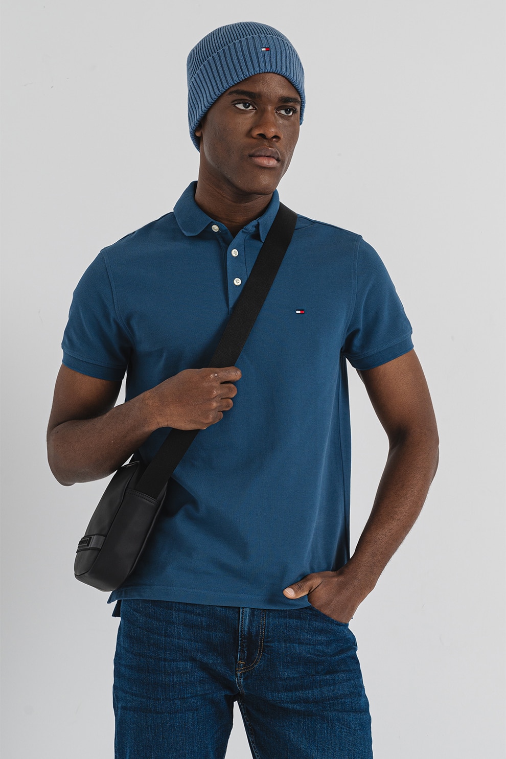 Tommy Hilfiger, Tricou polo din amestec de bumbac organic 1985