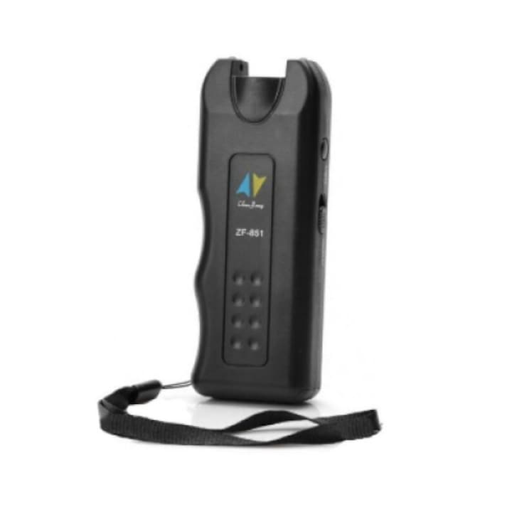 Ултразвуков уред против кучета Dog Chaser ZF-851E, LED, черен