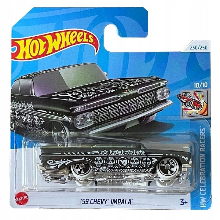 Hot Wheels インパラ　ダークブルー コンバーチブル Masinuta metalica Hot Wheels, '59 Chevy Impala, TH, Treasure Hunt