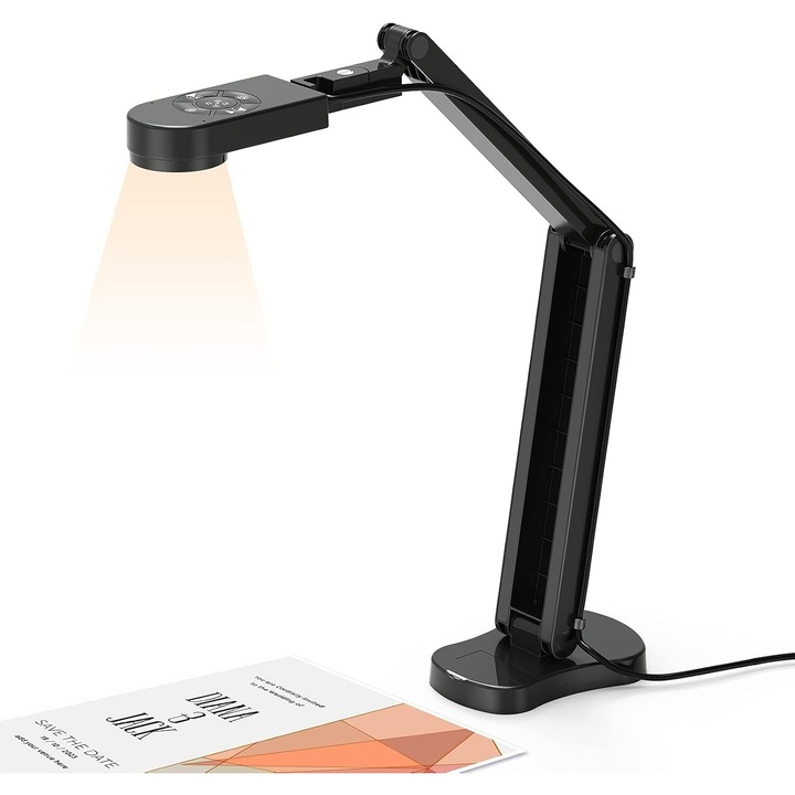 Hordozható szkenner, 4K Ultra High Definition 8MP USB, dokumentumkamera