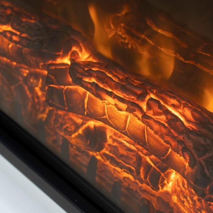 Eurom elektromos kandalló, Malmö, 2 teljesítményfokozat, termosztát, állítható hőmérséklet, állítható lánghatás, rejtett digitális vezérlőpanel, elegáns kivitel, túlmelegedés elleni védelem, fém és üveg anyag, távirányítóval, 2000 W, fehér