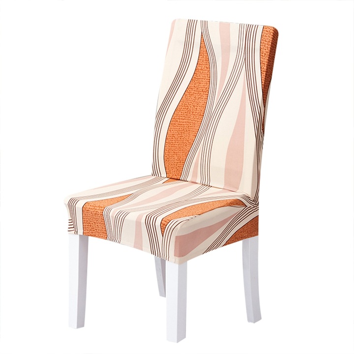 Калъф за стол, Еластичен, Модерен принт, Многоцветен