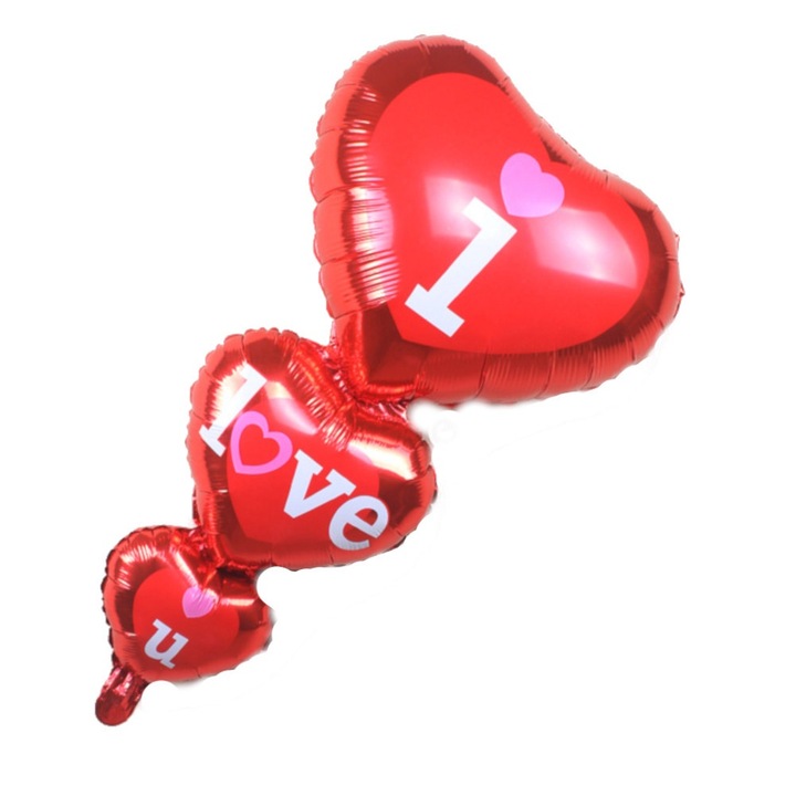 Jormftte alumínium fólia lufik, szett, szív alakú, élénk színek, újrafelhasználható