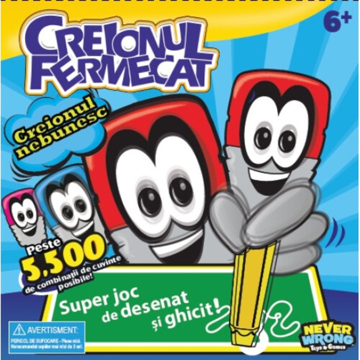 Funny Drawing Society Game Pen Silly - Charmed Pencil 11801, румънски език