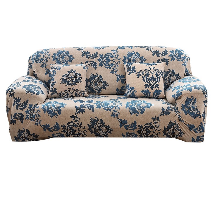 Jormftte rugalmas kanapéhuzat, vízálló, foltálló, 2 személyes, többszínű