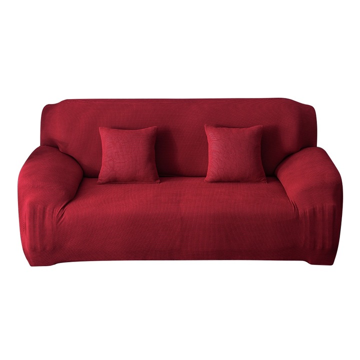 Jormftte kanapéhuzat, rugalmas, bordó, 145x185cm