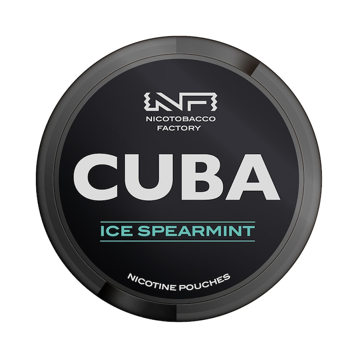 Pouch Nicotina Snus Cuba Black Ice Spearmint 30mg/g (20mg/pouch)