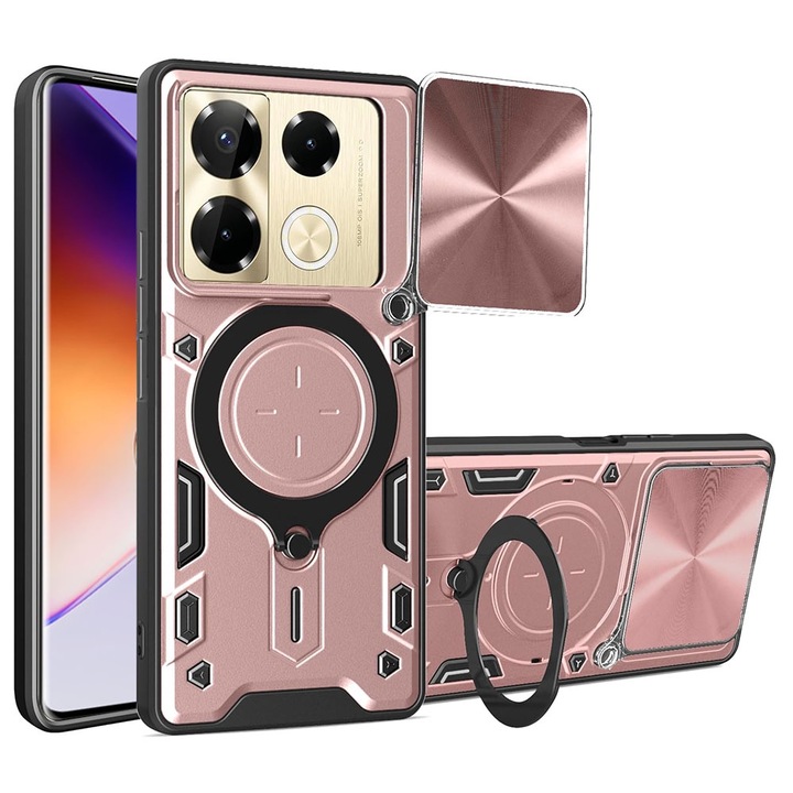 Калъф за Infinix Note 40 Pro 4G - Smartphosis CamGuard - Розов