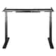 Birou reglabil electric StableDesk Pro, 2 motoare, Ridica 125 kg, Organizator cabluri, Touchscreen, Aplicatie Smart Telefon, Ergonomic, 3 Functii de Memorie, Sistem Anti-Coliziune, Timer, Inaltime 62-128 cm, Cadru Negru mat, Blat 25 mm Lemn - 120 x 75 cm