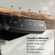 Birou reglabil electric StableDesk Pro, 2 motoare, Ridica 125 kg, Organizator cabluri, Touchscreen, Aplicatie Smart Telefon, Ergonomic, 3 Functii de Memorie, Sistem Anti-Coliziune, Timer, Inaltime 62-128 cm, Cadru Negru mat, Blat 25 mm Lemn - 120 x 75 cm