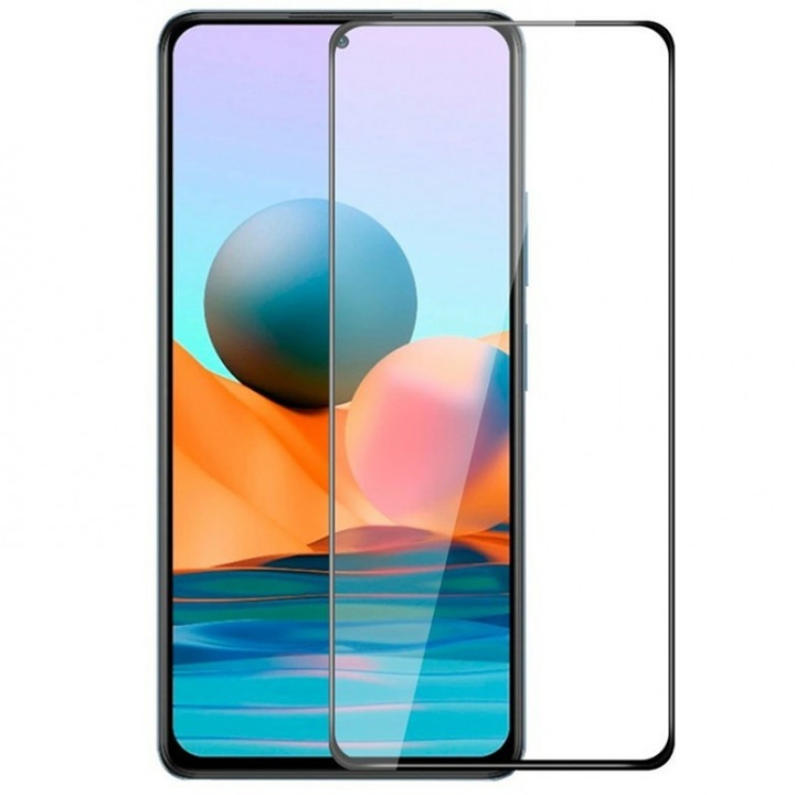 Xiaomi Redmi 10 4G 111D fekete üvegfólia