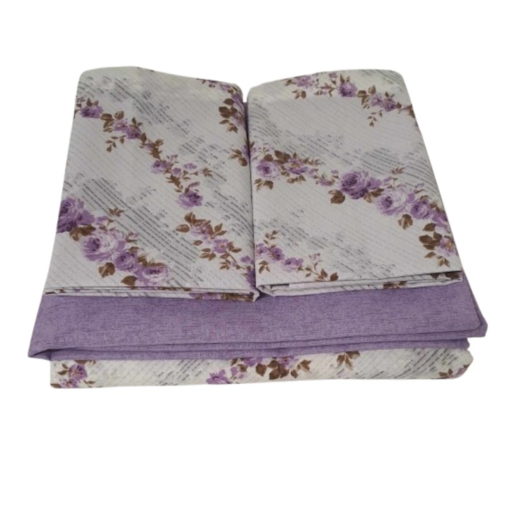 Ágynemű két személyre, polycotton, lila, 4 db, 200 x 230 cm