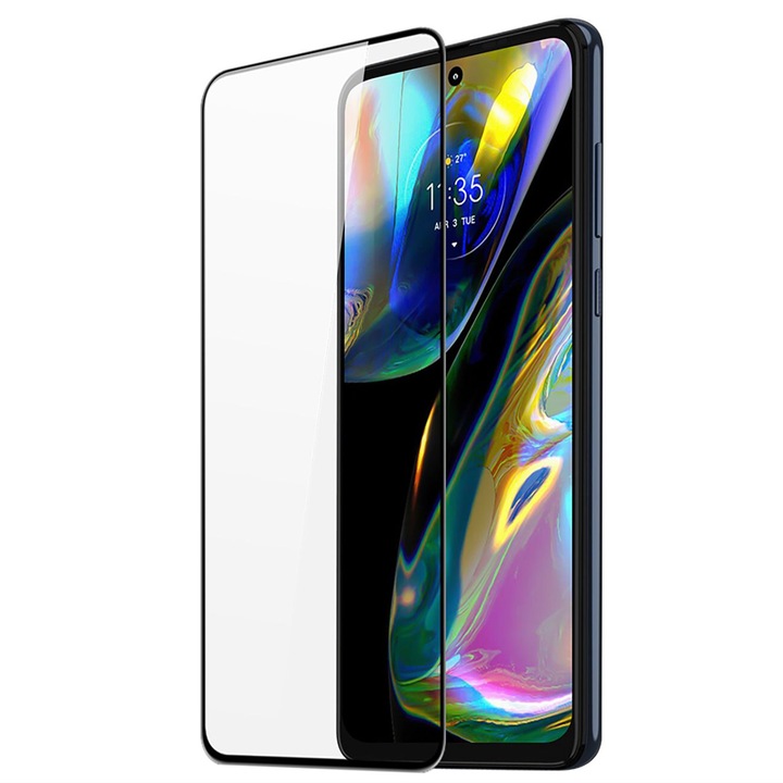 Motorola G52 111D fekete üvegfólia