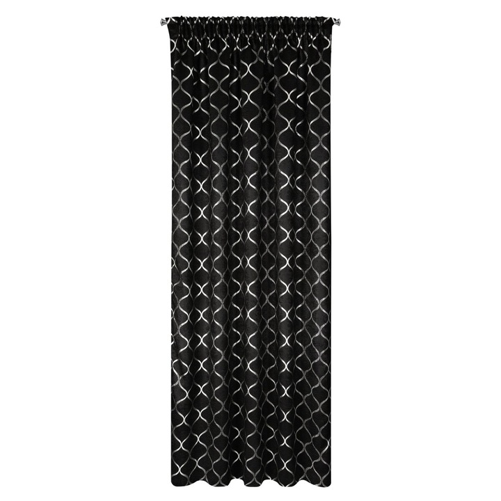 Draperie MILI 140 x 270 cm rejansa Eurofirany negru