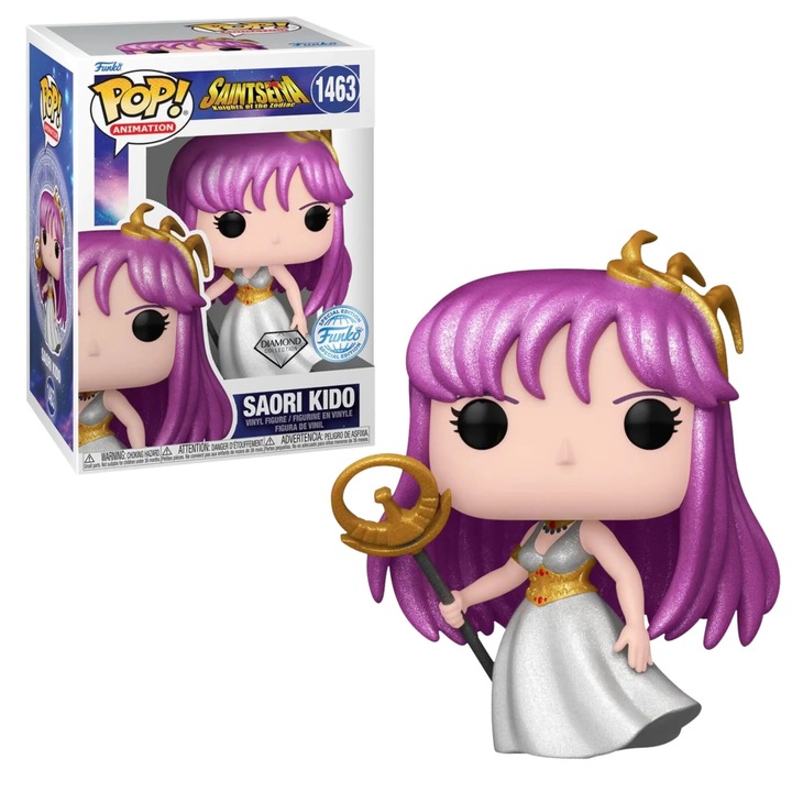Figurina Funko Pop! Saint Seiya: Knights of the Zodiac - Saori Kido, 10cm, multicolor