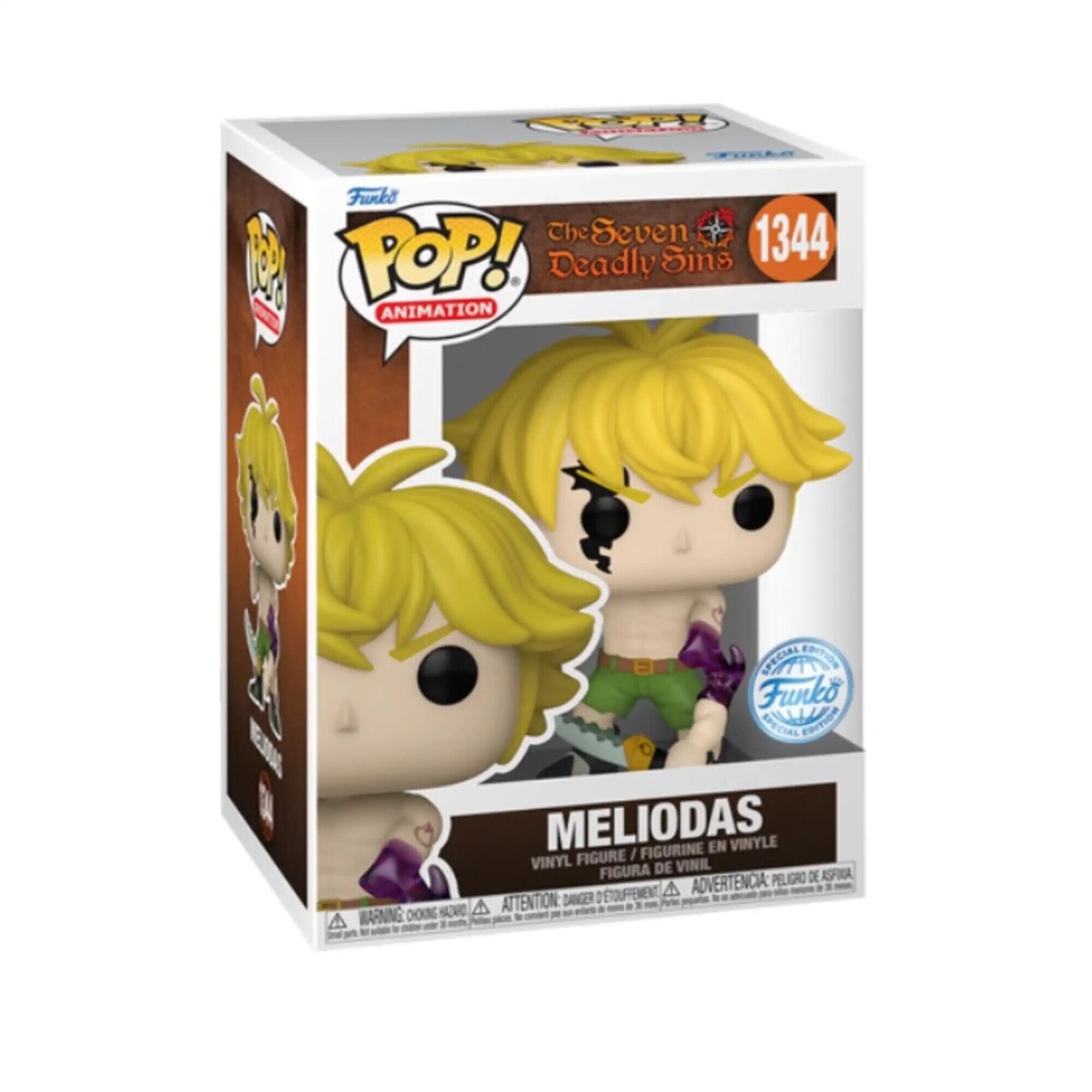 Figurina Funko Pop! The Seven Deadly Sins - Meliodas, 16x11,5x9cm