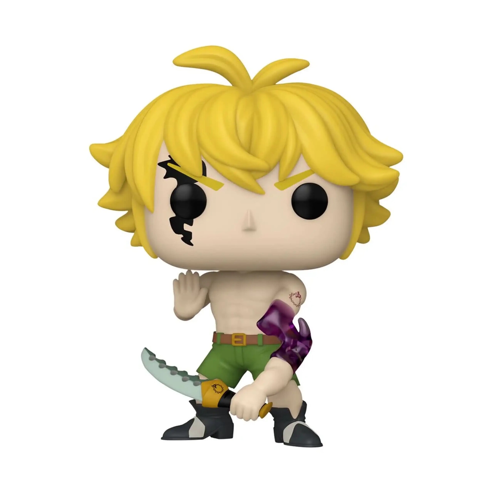 Figurina Funko Pop! The Seven Deadly Sins - Meliodas, 16x11,5x9cm