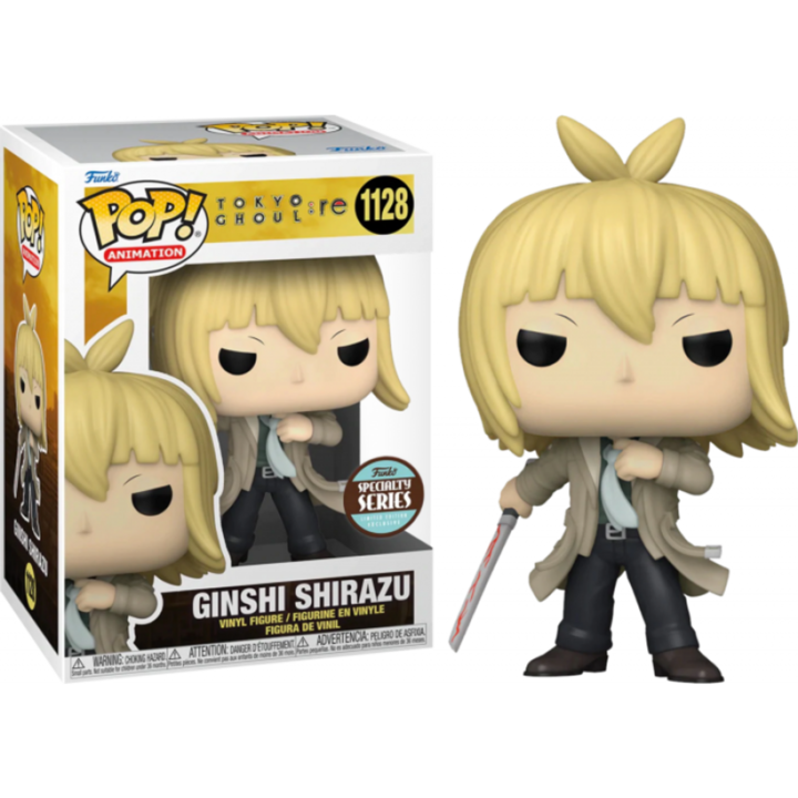 Figurina Funko Pop! - Ginshi Shirazu, Tokyo Ghoul, 16x11,5x9cm, vinil