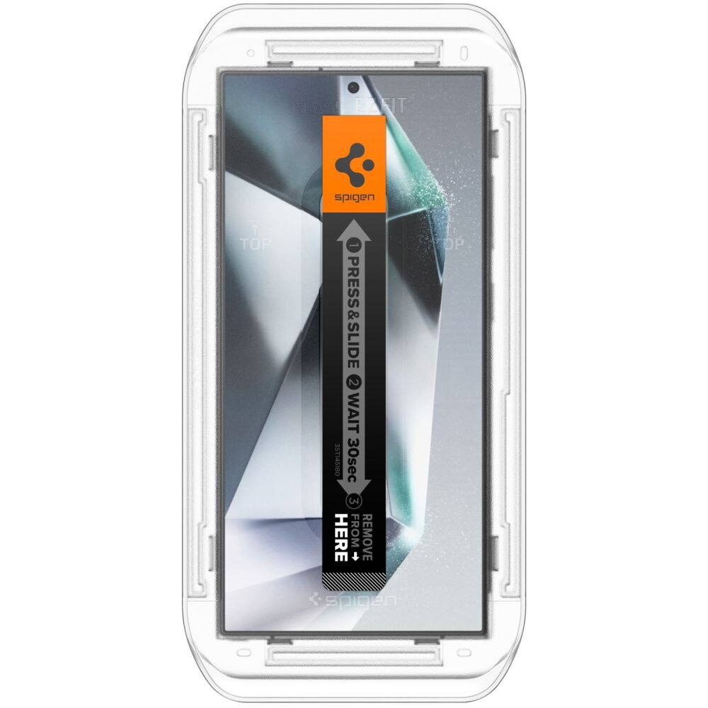 Folie pentru Samsung Galaxy S24 Ultra set 2, tru Samsung Galaxy S24 Ultra - Spigen Glas.tR EZ FIT, X21, Sticla securizata, Privacy