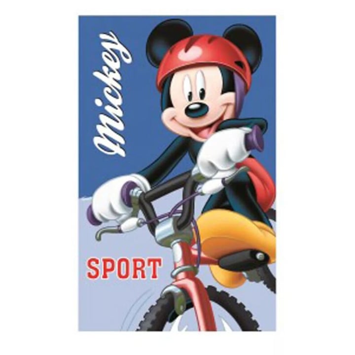 Памучна кърпа за ръце Disney Mickey Football 35x65 cm 35 x 65 cm Тъмносиньо