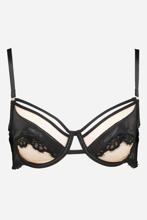 Hunkemoller, Неподплатен сутиен с регулируеми презрамки, Черен