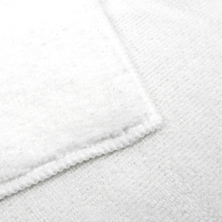 Laveta auto din microfibra cu absorbtie mare de apa R-03 Alb Atomic Clean