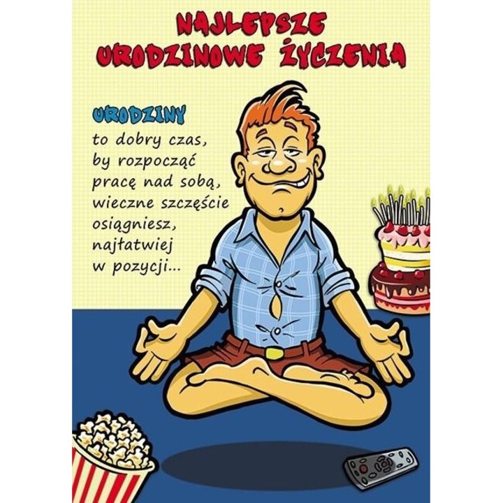 Karnet Comic B6 cu coperta Urodziny, STAMP, 177x132mm