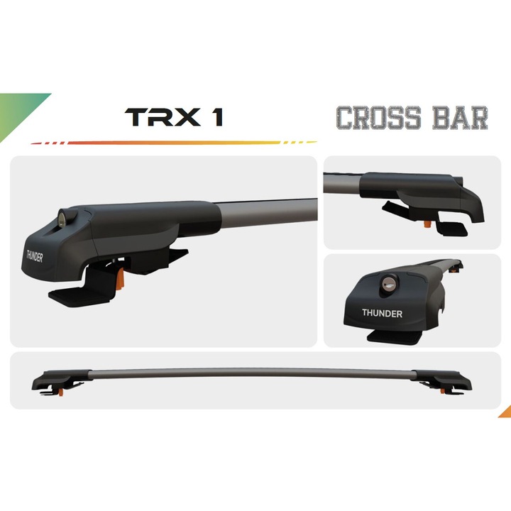 Wingbar típusú tetőtartó rúd készlet, TRX1-78-78, dedikált a SUZUKI XL-7 1999-2006-hoz