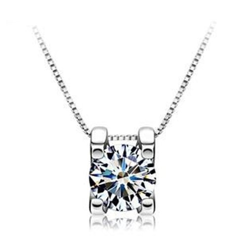 Colier Argint Bright Square