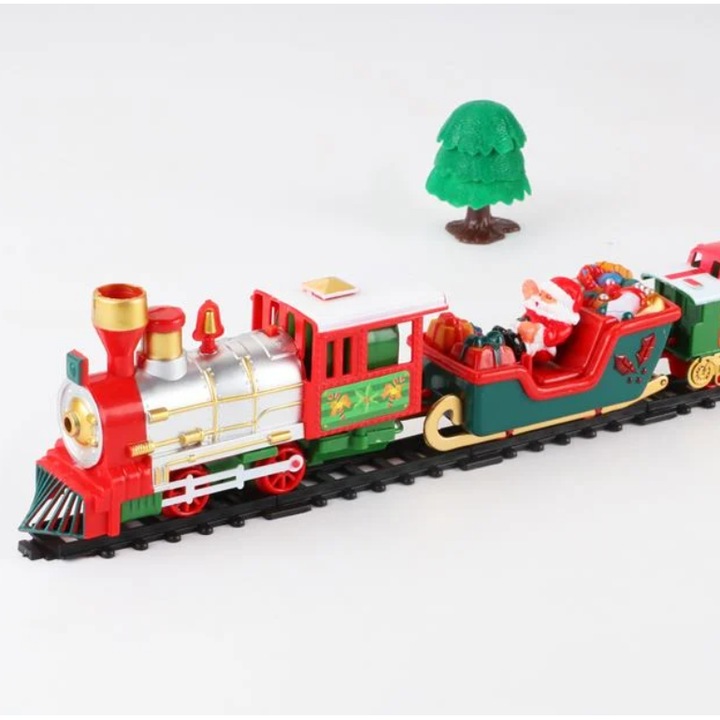 Tren Jucarie de Craciun cu Muzica - 22buc
