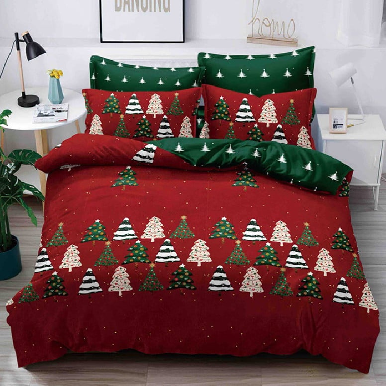 Спално бельо за 2 човека, Dormy, Santa Claus, Jolly V30, Finet, 6 части