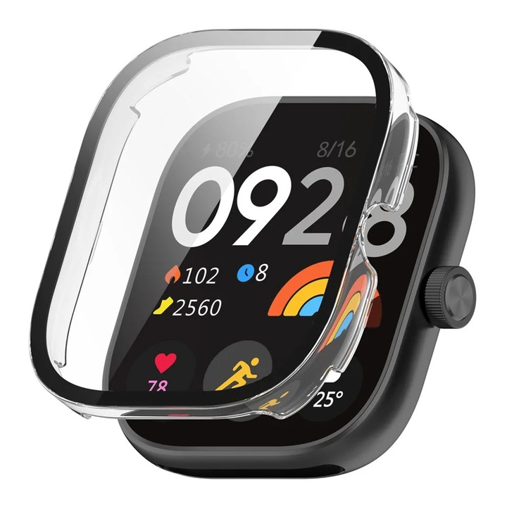 Xiaomi Redmi Watch 4 tok + fólia - Techsuit Defense360 Pro - átlátszó
