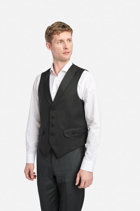 Vesta clasica Harry, negru, Negru