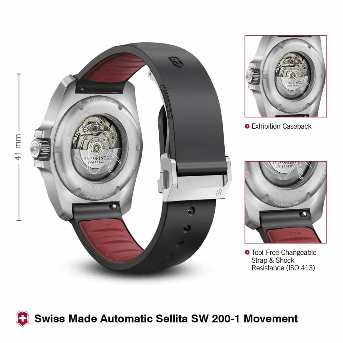 Ari Za Ceas barbatesc Victorinox 242039, Automatic, 41mm, 20ATM - eMAG.ro