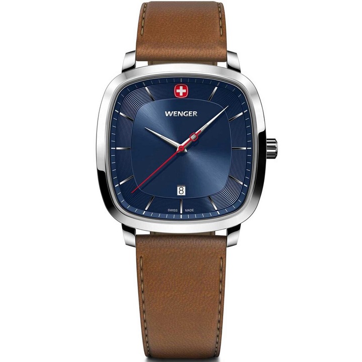 Wenger 01.1921.106 férfi karóra, kvarc, 37mm, 5ATM