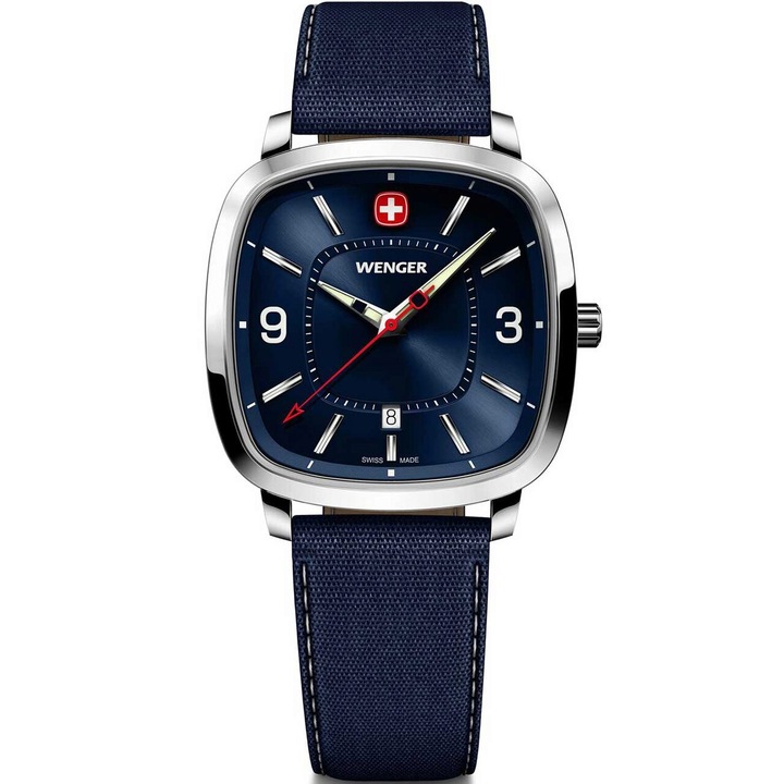 Wenger férfi kvarcóra, 37mm, 5ATM