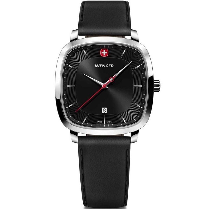 Ceas barbatesc Wenger 01.1921.105, Quartz, 37mm, 5ATM